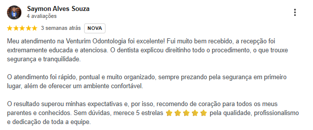 Depoimento da paciente Gabi, que se sentiu segura e bem cuidada durante todo o tratamento.